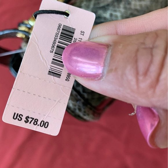 Crossbody Snake Skin Inspired Bag - Picture 5 of 6